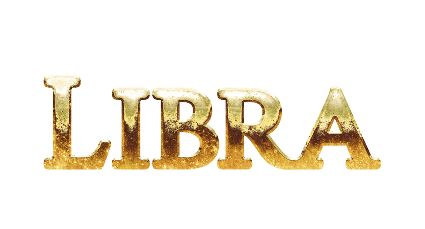 Libra png, word Libra png, Libra word png, Libra text png, Libra letters png, Libra word gold text typography PNG images transparent background
